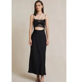 Bec & Bridge Valerie Midi Dress in Black Size AU 12 for rent on The Volte - image 1