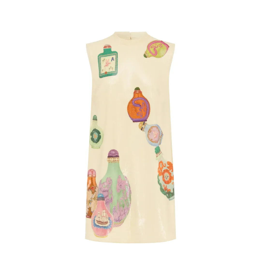 Alemais Chesca Mini Dress Print Size AU 8 for rent on The Volte - main image