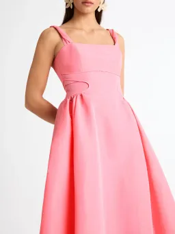 Sheike Jackie Midi Dress Pink Size 6 for rent on The Volte - image 4