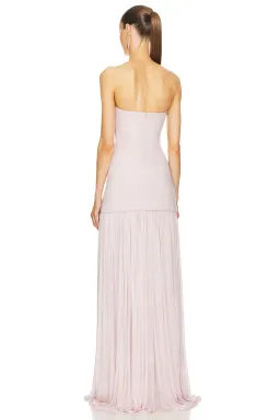 Helsa The Naomi Gown Barely Pink Size 10 for rent on The Volte - image 2