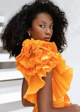 Eliya The Label Zoiva Mini Dress Orange Size 14 for rent on The Volte - image 3