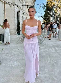 Manning Cartell Double Time Pleat Dress - Hydrangea Pink | Size M, Medium , AU 10 for rent on The Volte - image 4