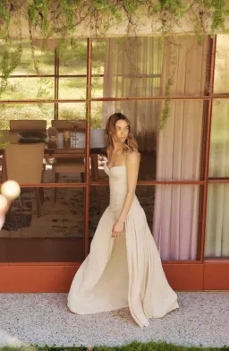 Manning Cartell Double Time Pleat Dress - Nougat | Size Small , S AU 8 for rent on The Volte - image 6