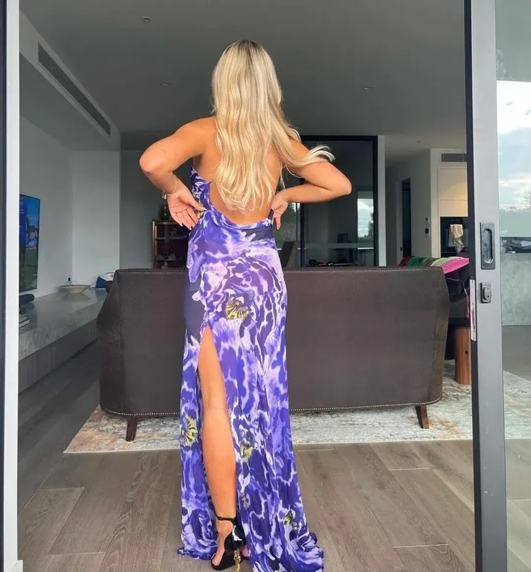 Rat and Boa Simonetta Dress Purple Size 8 /S  for rent on The Volte - main image