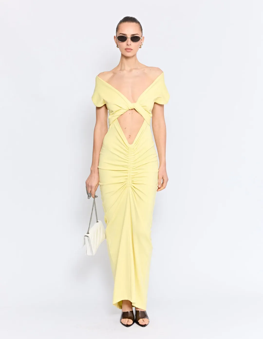 Pfeiffer x Girls with Gems Exclusive | Ramos Dress | Lemon  Size XS (6) for rent on The Volte - main image