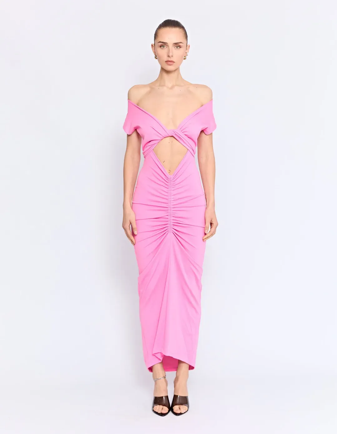 Pfeiffer x Girls with Gems Exclusive Ramos Dress Pink  Size M /Au 10 for rent on The Volte - main image