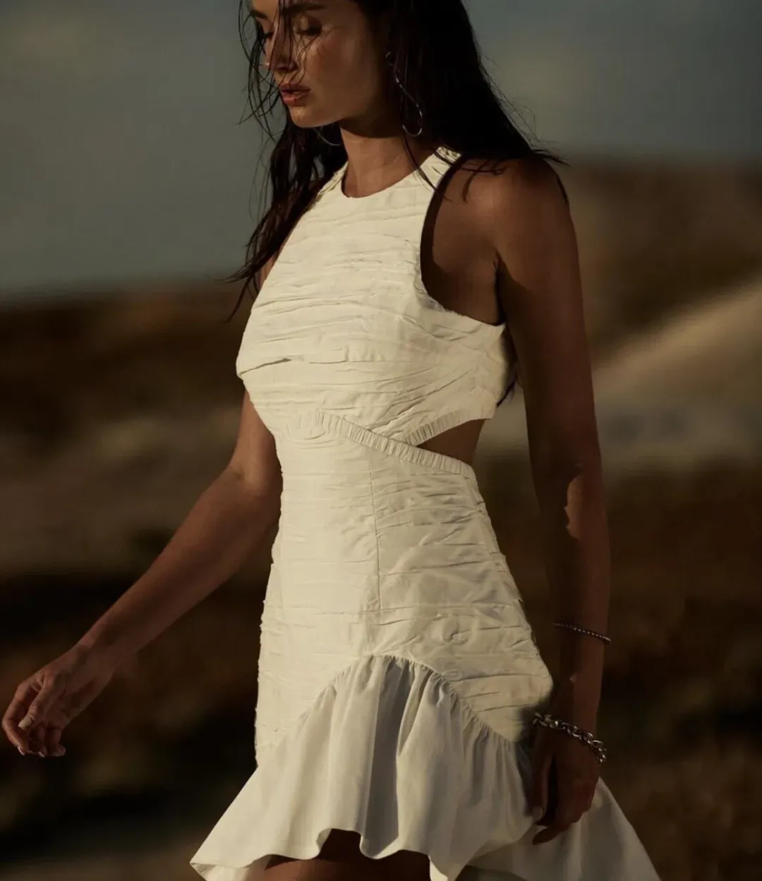 Sheike Isla Mini Dress White Size 10 for rent on The Volte - main image