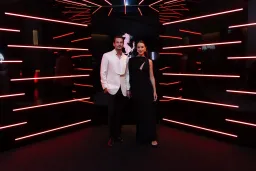 Rachel Gilbert Tanner Gown Black Size 8  for rent on The Volte - image 2