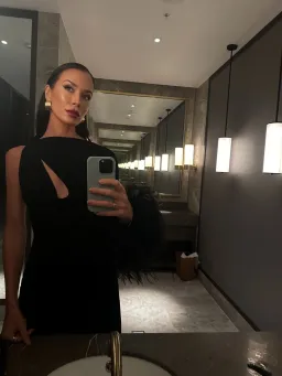 Rachel Gilbert Tanner Gown Black Size 8  for rent on The Volte - image 3