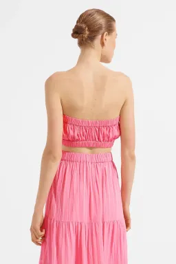 Steele Estella Crop & Casper Skirt Set in Musk Size XS / AU 6 for rent on The Volte - image 3