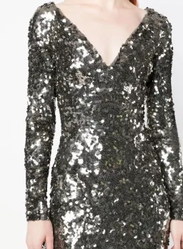 Rachel Gilbert Fleur Midi Dress Gunmetal Size 3 / AU 12 for rent on The Volte - image 6