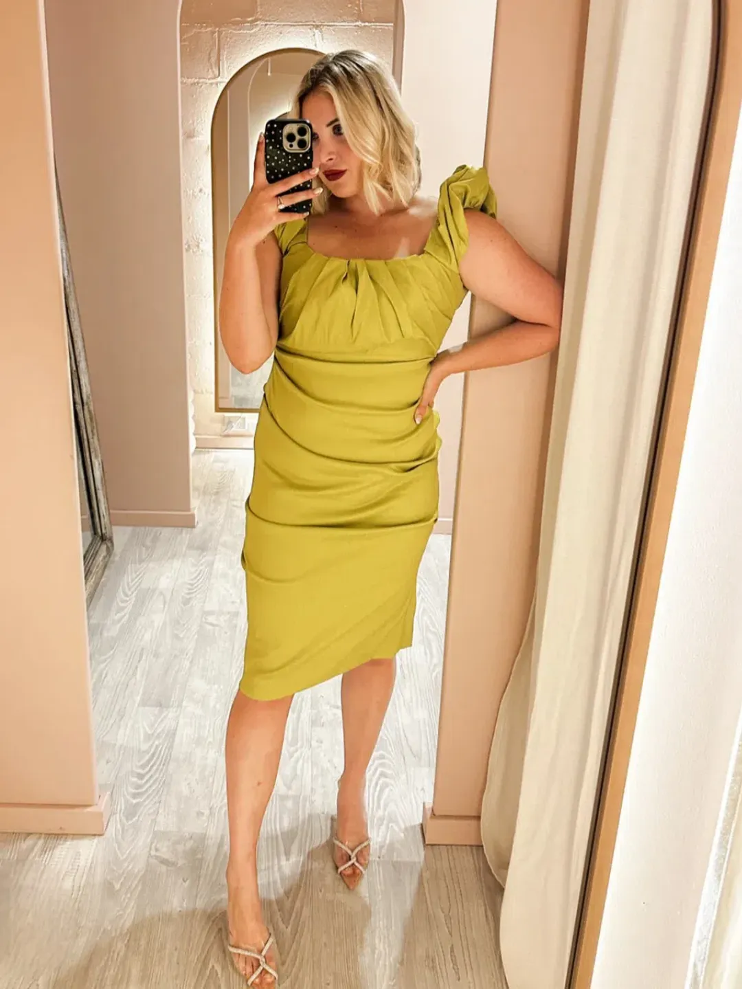 Rachel Gilbert Kalina Dress Green Size 6 / AU 18 for rent on The Volte - main image