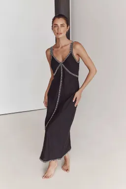 Dissh Bella Midi Dress Black Size 16 for rent on The Volte - image 1