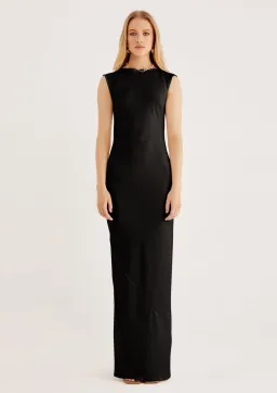 Rumer the Label Kimberly Sheath Maxi Dress Black Size 10 for rent on The Volte - image 1