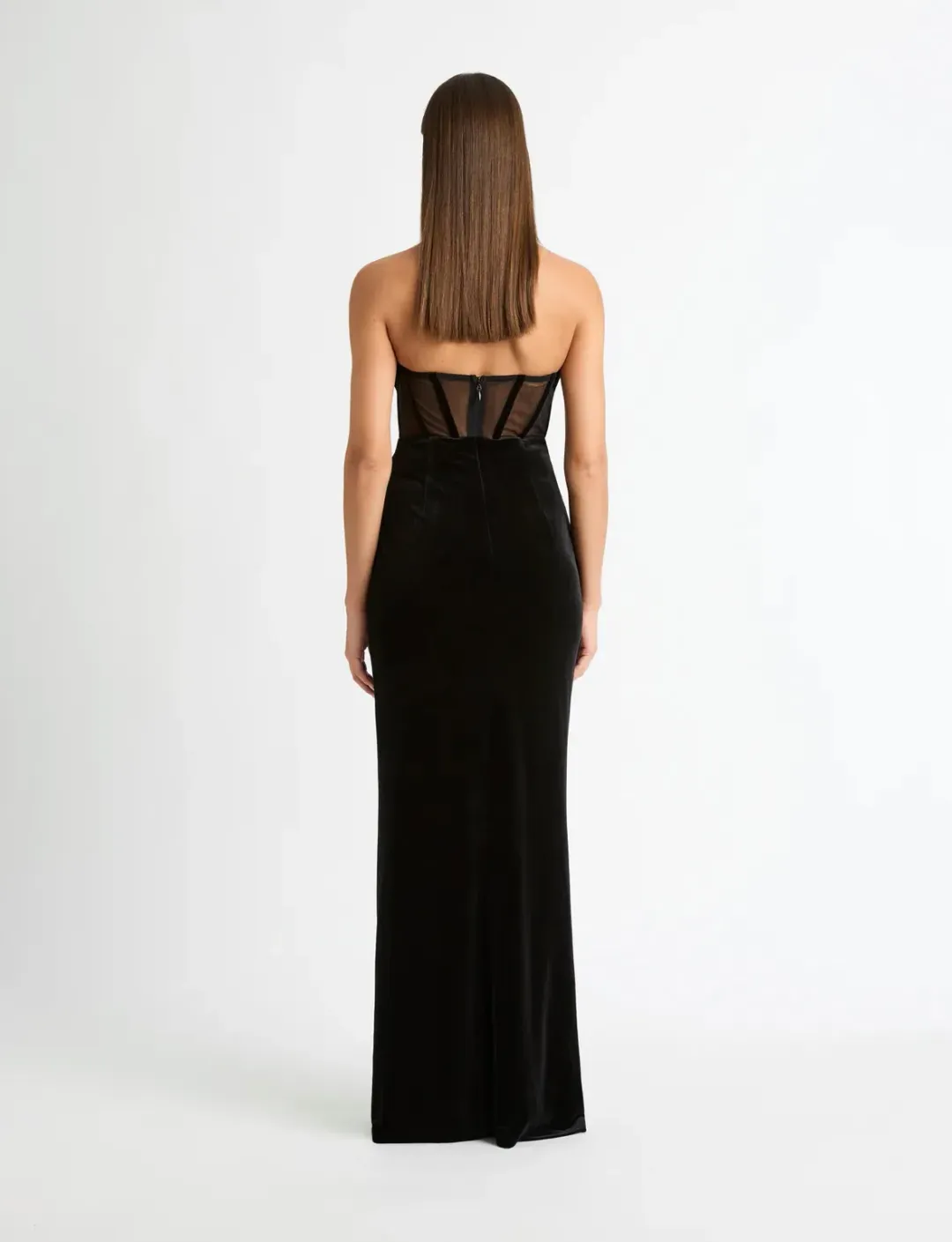 Sheike Trinity Maxi Dress Black Size 8 for rent on The Volte - main image
