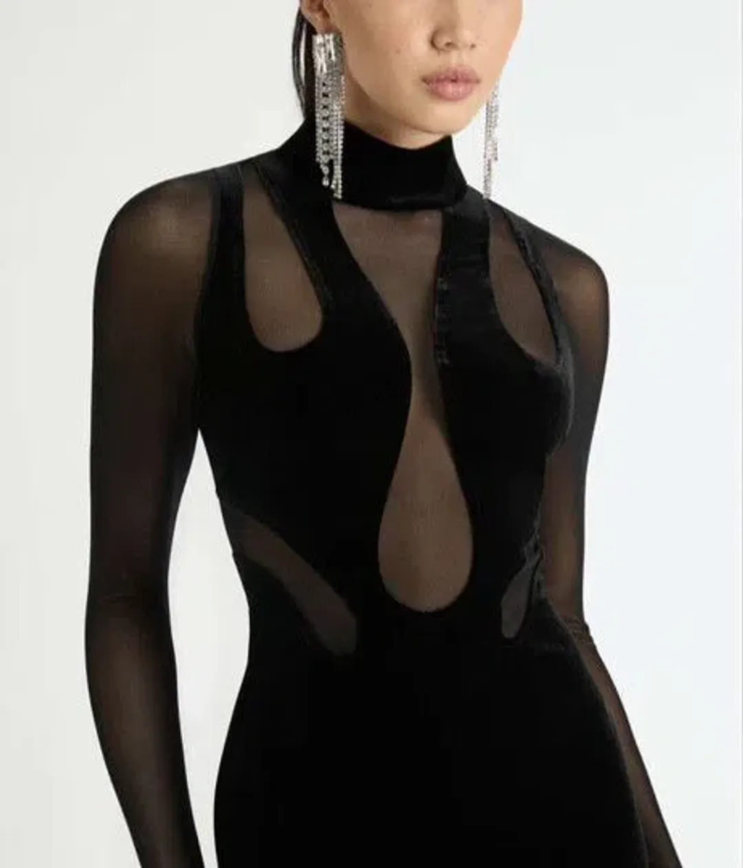 Sheike Medusa Maxi Dress Black Size 8 for rent on The Volte - main image