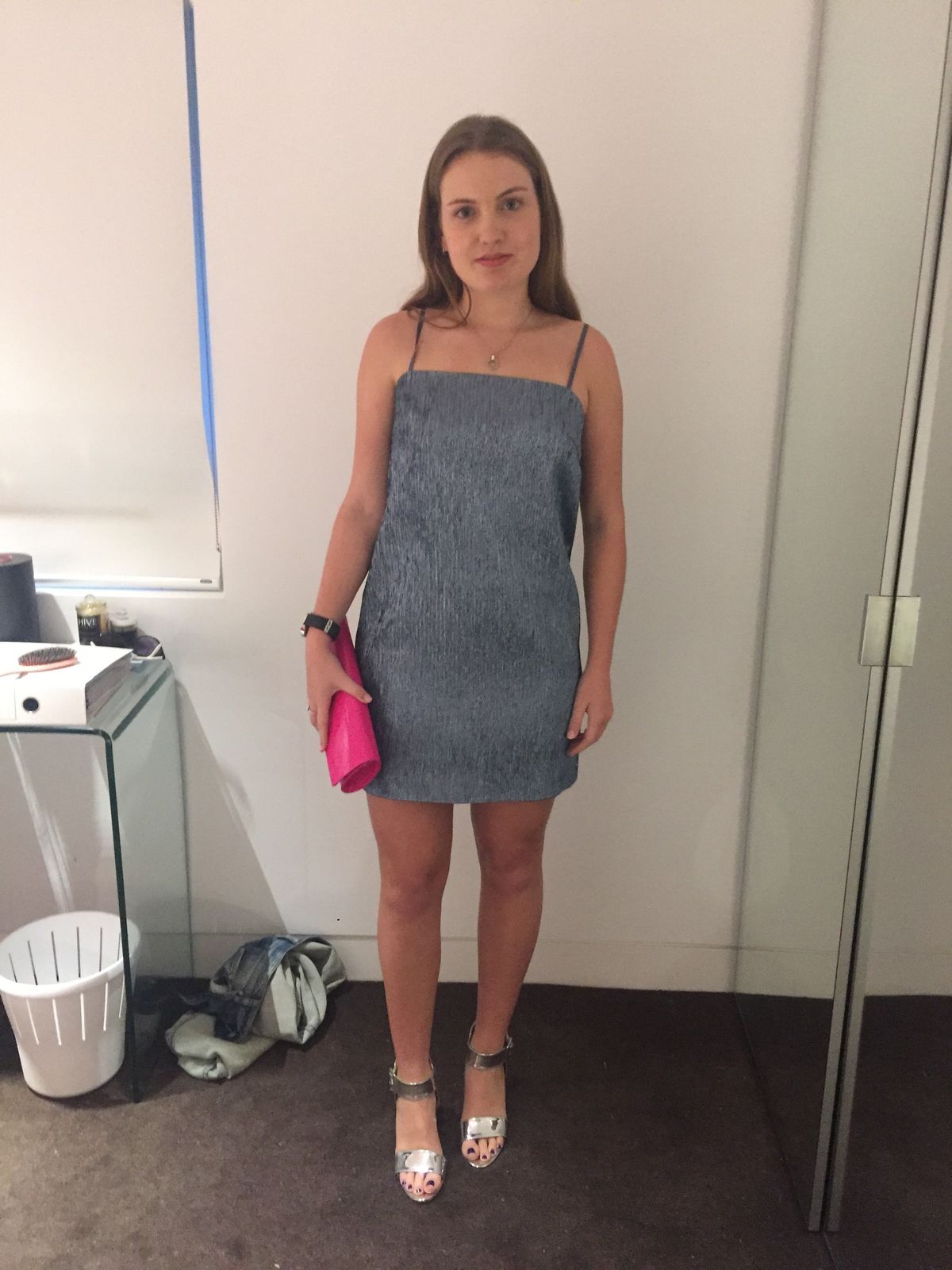 Sass and Bide blue mini dress size 10 for rent on The Volte - main image