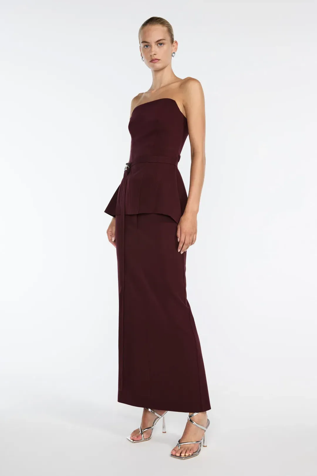 Manning Cartell New Cast Bustier and Maxi Skirt Set Mulberry Size M / AU 10 for rent on The Volte - main image