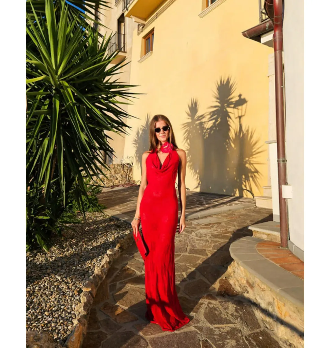 Asta Resort Klara Dress Rossa Size XS / AU 6 for rent on The Volte - main image