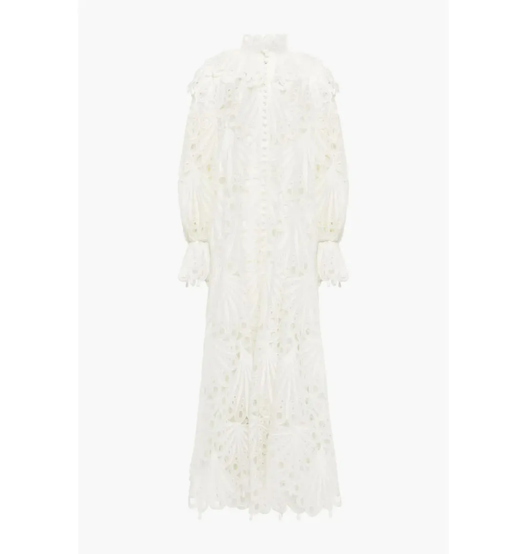 Zimmermann Glassy Bubble Gown Ivory Size 0 / AU 8  for rent on The Volte - main image