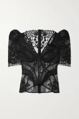 Zimmermann Dancer Lace Bodice Black Size 0 / AU 8  for rent on The Volte - image 5