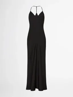 Sheike Ivy Draped Maxi Dress Black Size 10 for rent on The Volte - image 4
