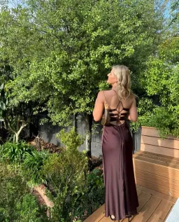 Manning Cartell Time to Shine Maxi Dress in Truffle Size 12 for rent on The Volte - image 11