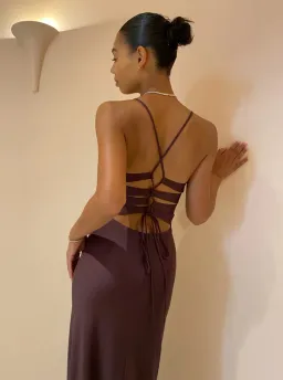 Manning Cartell Time to Shine Maxi Dress in Truffle Size 12 for rent on The Volte - image 14