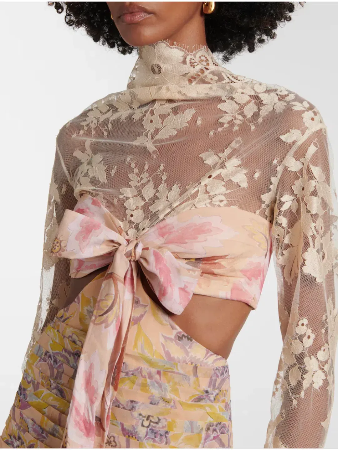 Zimmermann Eden Flounce Maxi Dress Spliced Eden Size 0 / AU 8 for rent on The Volte - main image