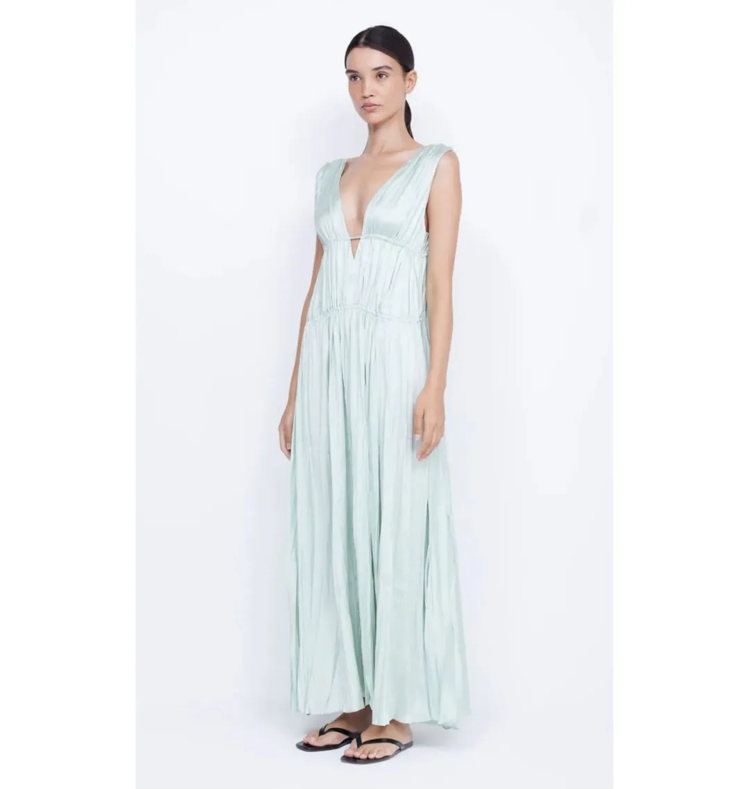 Bec & Bridge Louann Maxi Dress Mint Size AU 10 for rent on The Volte - main image