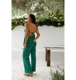 Sabo Skirt Ashton Jumpsuit Emerald Green Size M / AU 10 for rent on The Volte - image 3