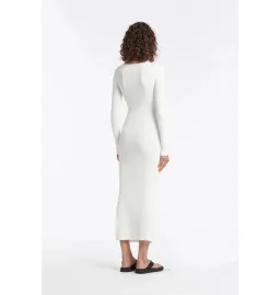 Sir the Label Celena Draped Dress in Ivory Size AU 8 for rent on The Volte - image 2