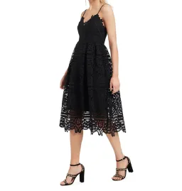 Seed Heritage Broderie Lace Dress Black Size AU 12 for rent on The Volte - image 1
