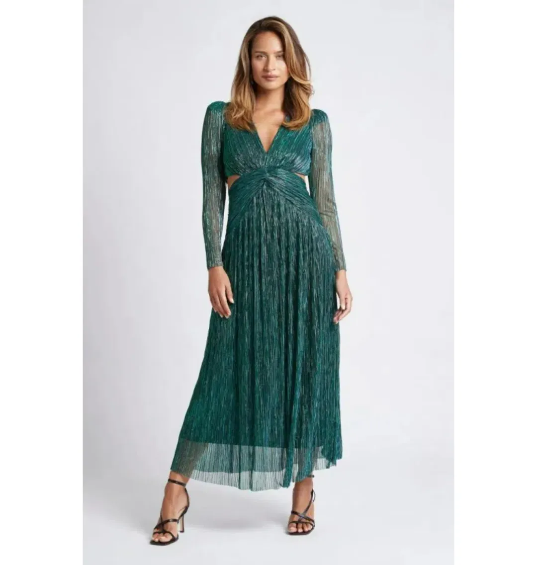 Sheike Millenium Dress Emerald Green Size AU 12 for rent on The Volte - main image