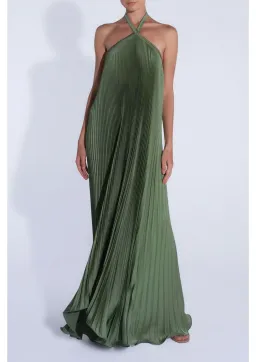 L'Idee Deesse Gown in Moss Size 6 for rent on The Volte - image 1