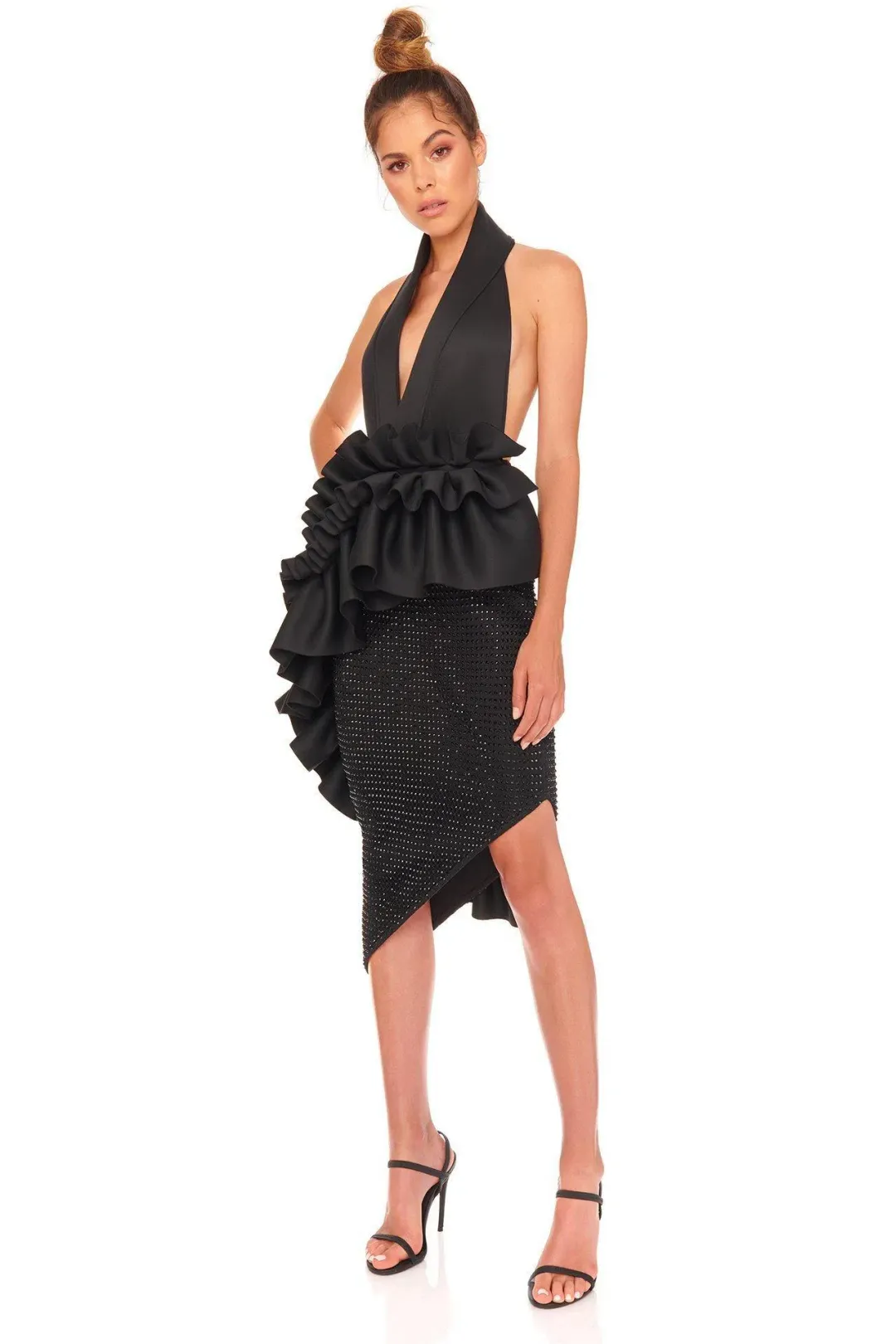 Eliya the Label Desiree Dress Black Size XS / AU 6 for rent on The Volte - main image