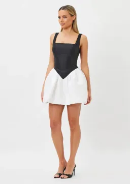 Bianca & Bridgett Alba Mini Dress Black/White Size 8 for rent on The Volte - image 1