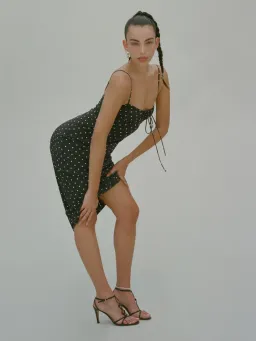 Realisation Par The Carolin Midi Dress Spot Size XS / AU 6 for rent on The Volte - image 1