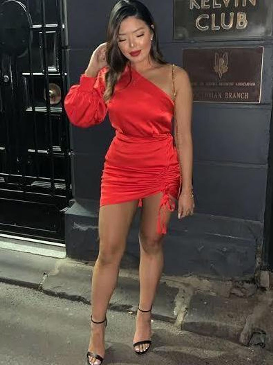 Kookai Vangeline Dress Red Size 8 for rent on The Volte - main image