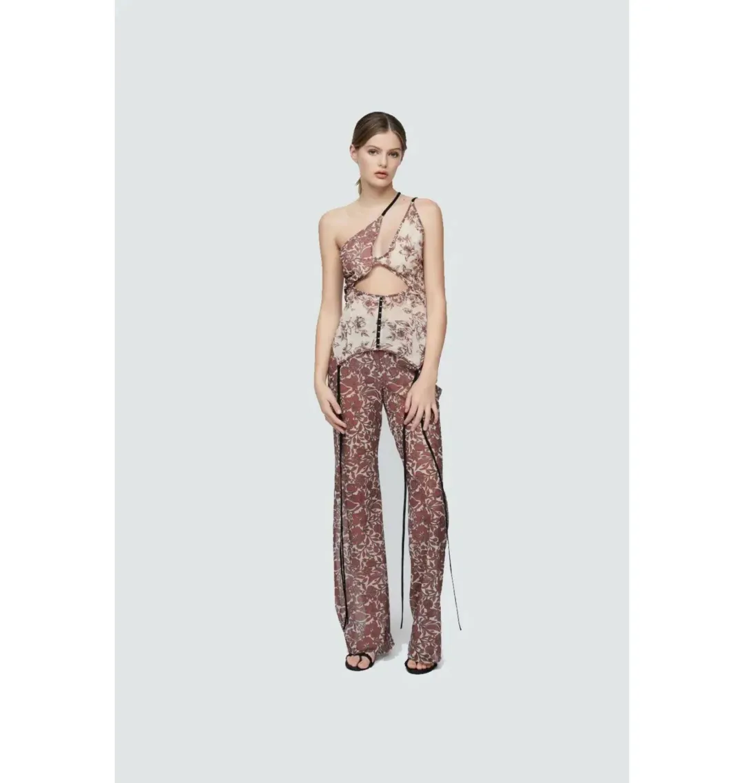 BEC AND BRIDGE Nova Strappy Top floral size 10 and Priya Pant Set floral size 6 for rent on The Volte - main image