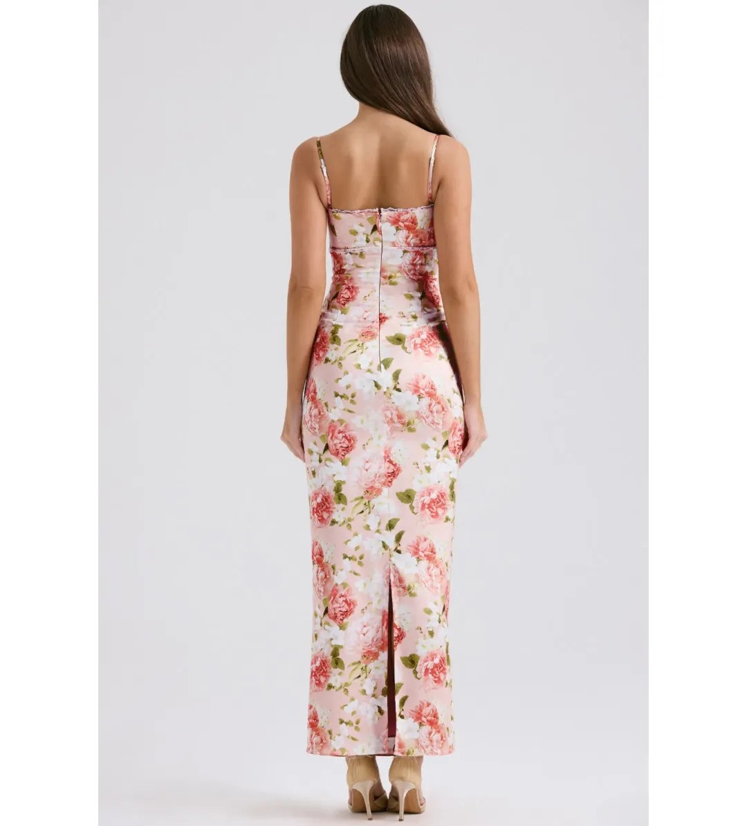 House of CB Josefina Dress Pink Peony Size 6 for rent on The Volte - main image