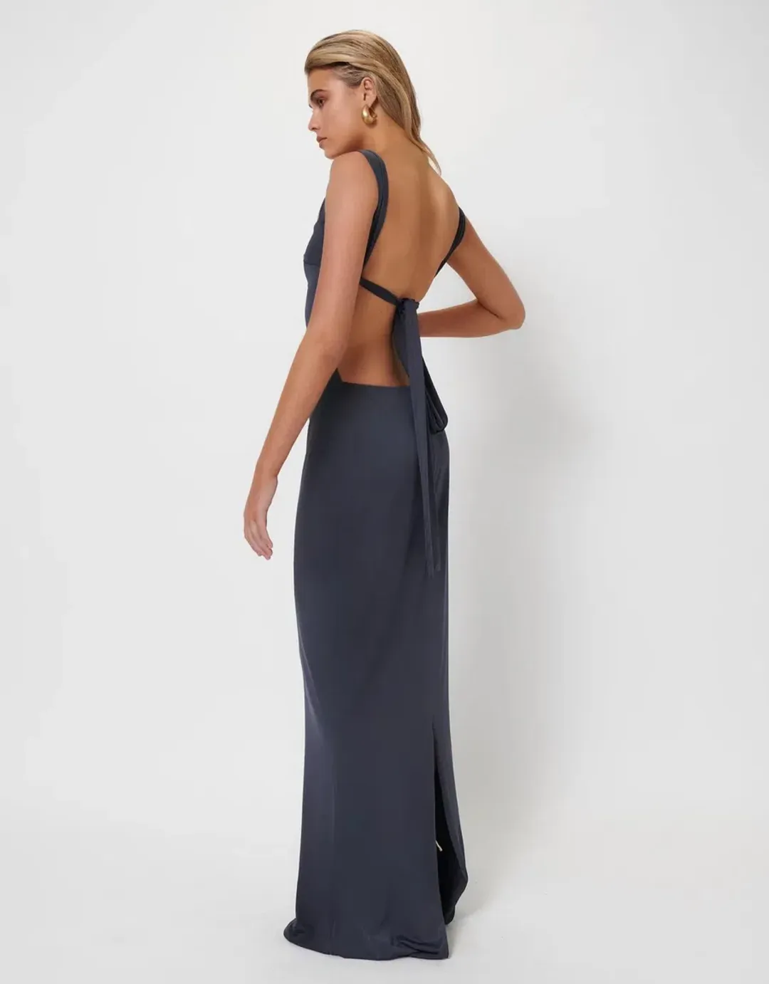 Effie Kats Helena Gown Thunder Size XS /Au 6  for rent on The Volte - main image