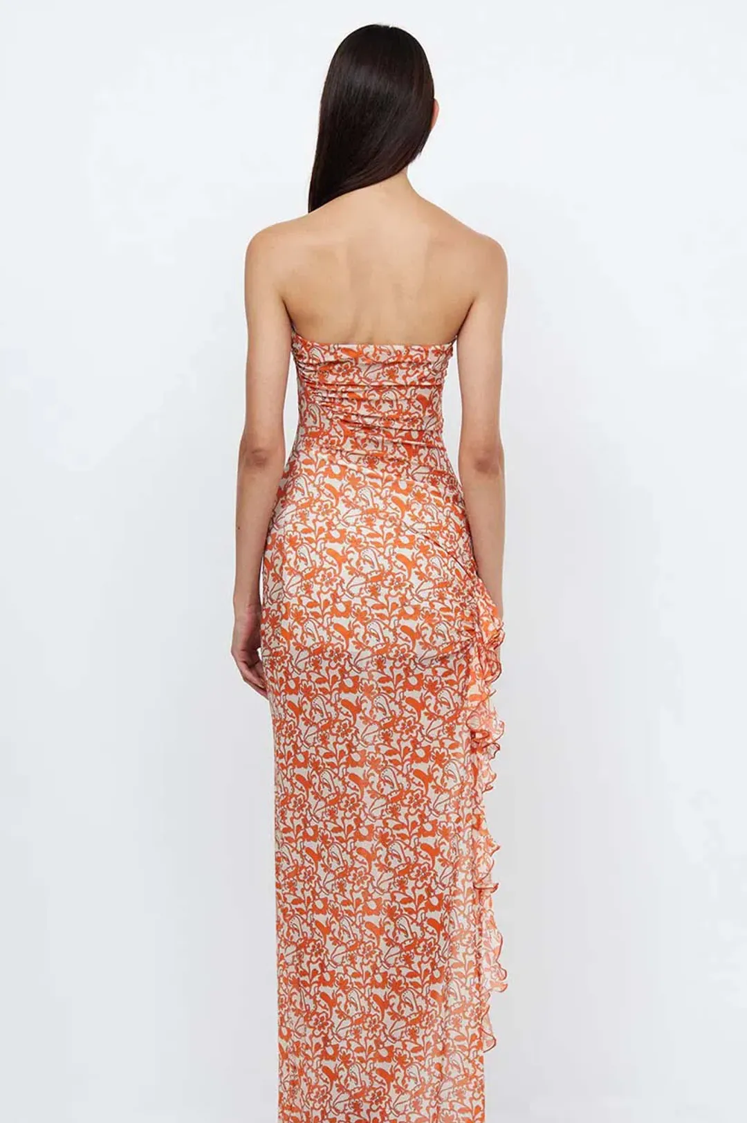 Bec & Bridge Firefly Strapless Maxi Dress Fiesta Floral Size 12  for rent on The Volte - main image