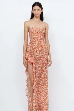 Bec & Bridge Firefly Strapless Maxi Dress Fiesta Floral Size 12  for rent on The Volte - image 3
