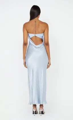 Bec and Bridge  Moon Dance Strapless Maxi Dress Dusty Blue Size 10 for rent on The Volte - image 2