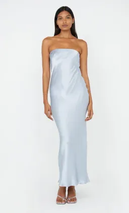 Bec and Bridge Moon Dance Strapless Maxi Dress Dusty Blue Size 10 for rent on The Volte - image 1