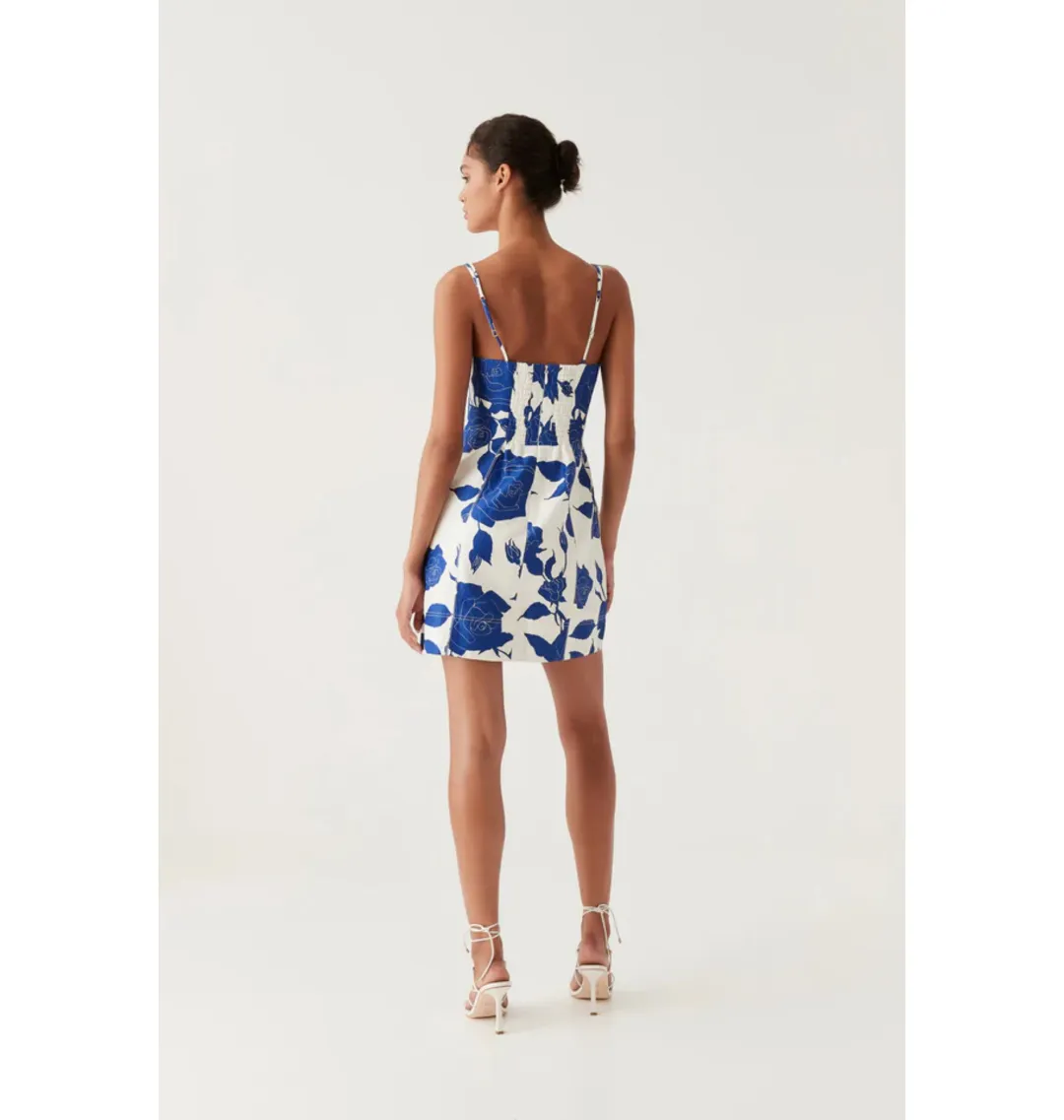 Aje Belonging Mini Dress Neo Rose Size AU 8 for rent on The Volte - main image