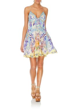  SHORT CAMILLA DRESS W/ TIE FRONT GIRL IN THE KIMONO for rent on The Volte - image 4