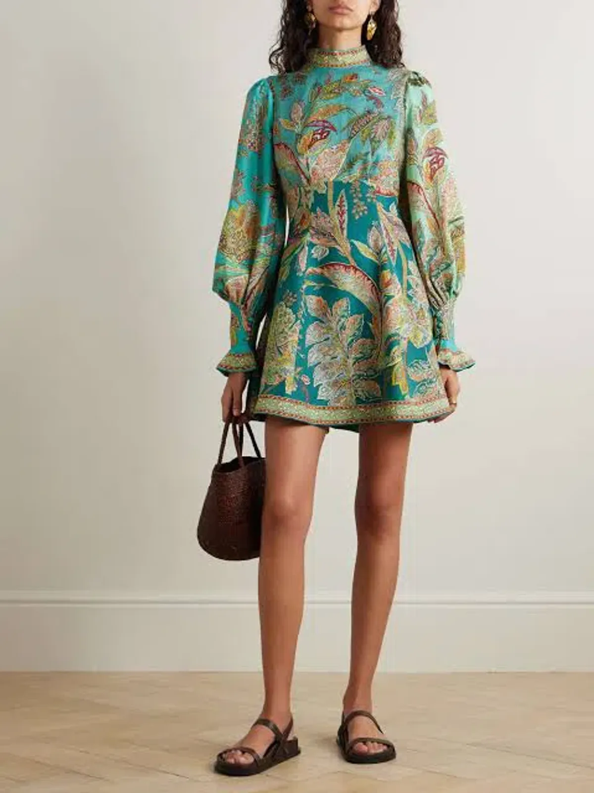 Alemais Franca Mini Dress Multi Size AU 6 for rent on The Volte - main image