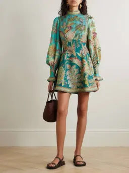 Alemais Franca Mini Dress Multi Size AU 6 for rent on The Volte - image 1